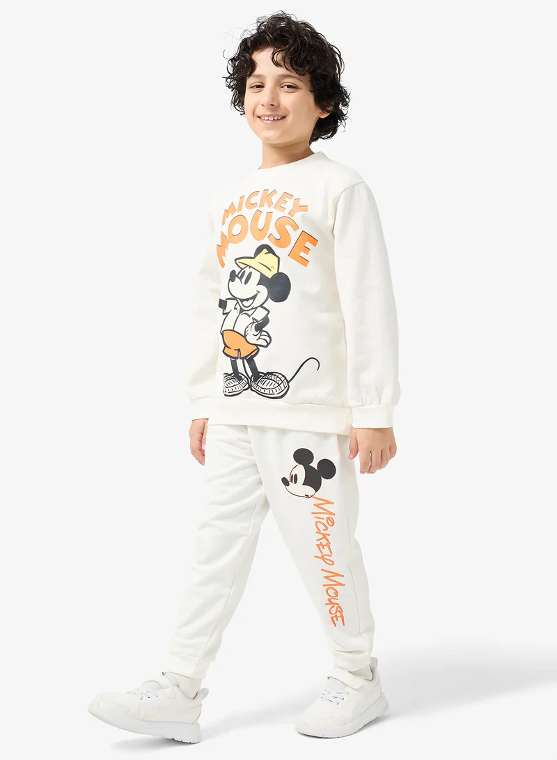 Disney  Kids Mickey Mouse Sweatshirt And Sweatpants for Men | Best Price UAE